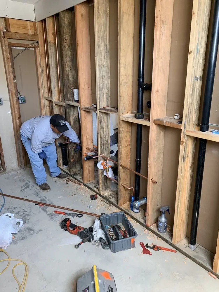 Commercial rough-in plumbing for Gas Line Repair in The Village
